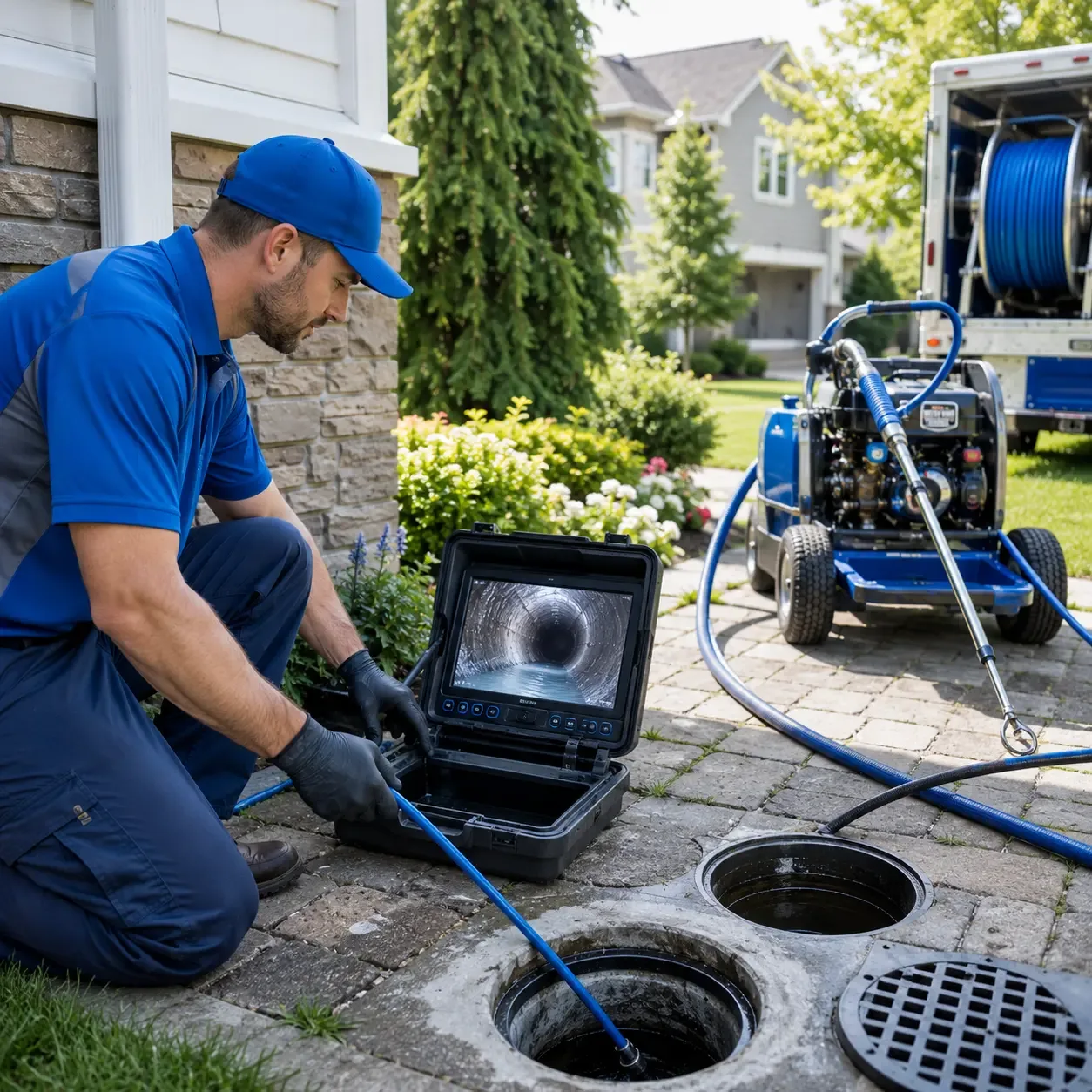 Outdoor drain cleaning professionals serving Cowdrey, CO